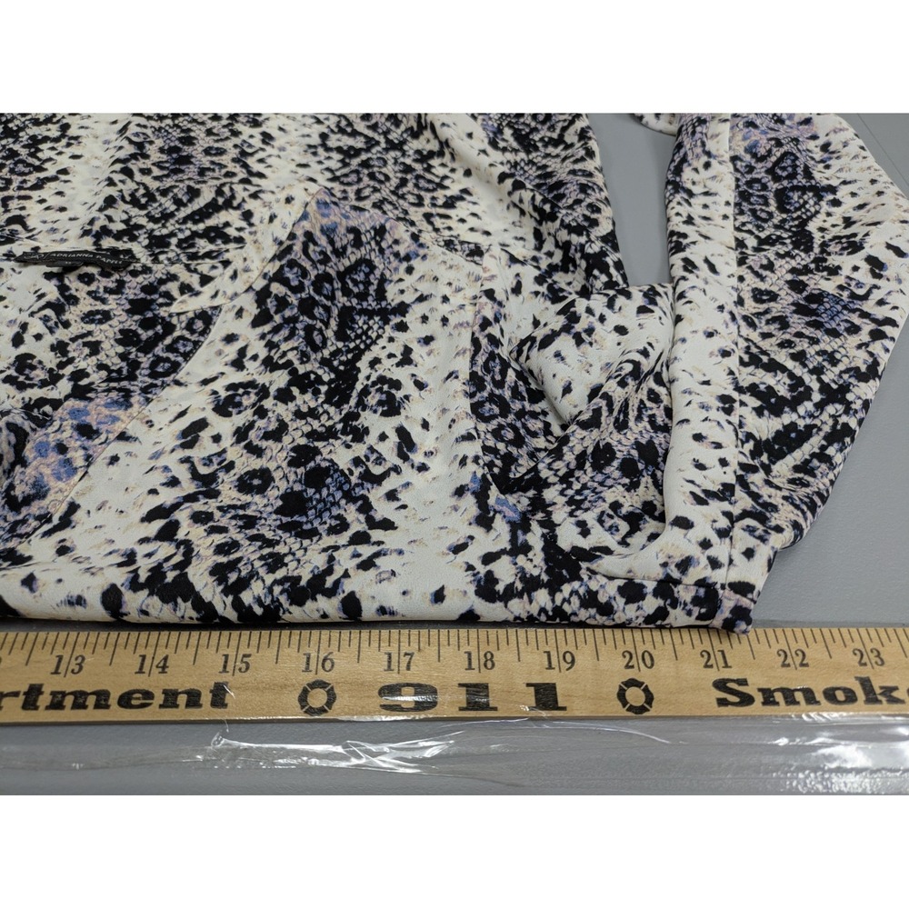 Animal Print Blouse Women's Medium‎ Coquette Office Casual Workwear - Picture 5 of 7